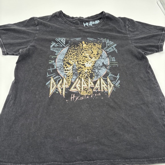 Def Leppard Tops - Def Leppard T-shirt Hysteria Women's Size Small 2023 Black Print On Front